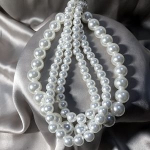 pearl necklace, bridal jewelery
